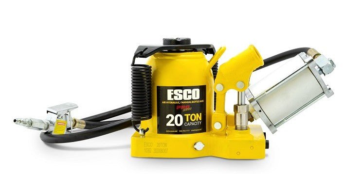 ESCO 10382 Pro Series 20 Ton "Shorty" Air/Hyd Bottle Jack