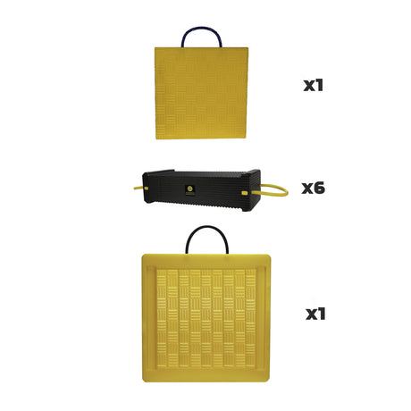 Esco 12533 8 pc Criblok Composite Cribbing System Kit
