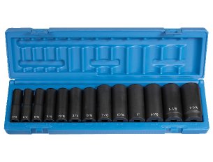 Grey Pneumatic 1312D 1/2" Drive Deep Length Set