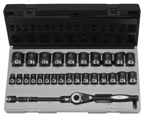 Grey Pneumatic 82629M 1/2" Dr. 29pc 6 Pt. Metric Duo - Socket Set