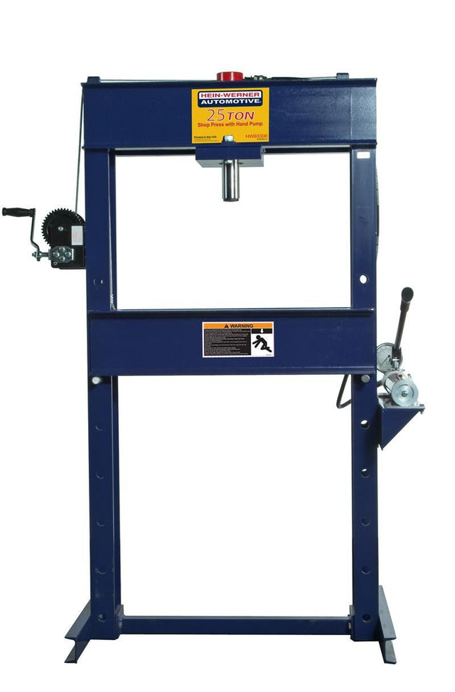 Hein - Werner HW93300 25 Ton Shop Press 6" Stroke - Made in USA!