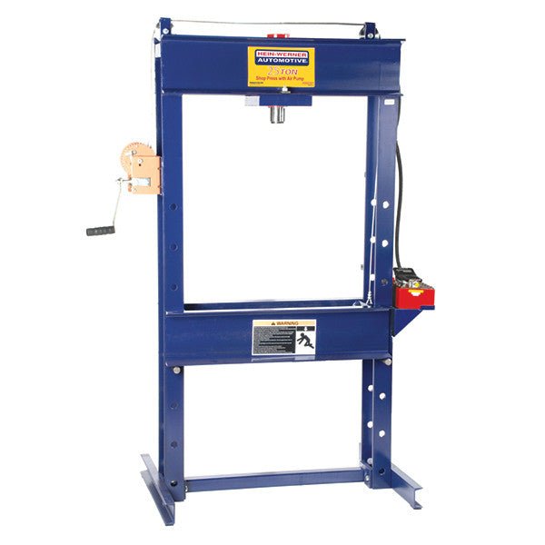 Hein - Werner HW93301 25 Ton Air Shop Press 6" Stroke - Made in USA!