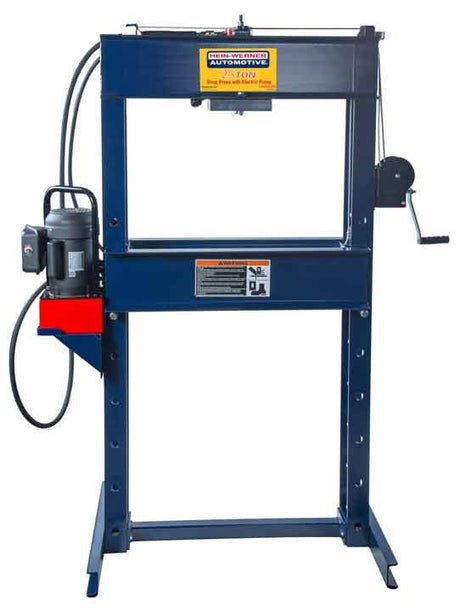 Hein - Werner HW93306 25 Ton Double Acting Shop Press | Electric Pump