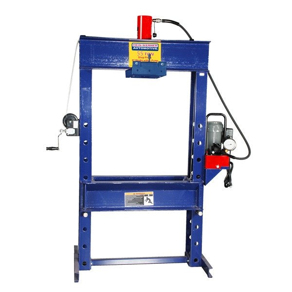Hein - Werner HW93412 55 Ton Rolling Head Electric Shop Press 6" Stroke - Made in USA!