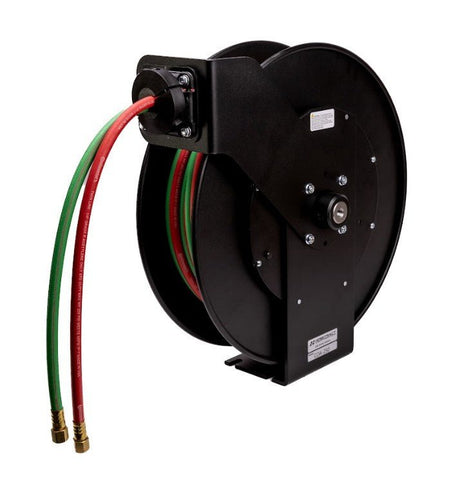 Hosetract COA - 250 1/4” x 50’ Low Pressure Oxy - Acetylene Hose Reel - Made in USA