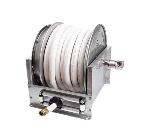 Hosetract LDS - 750 - WD DS Series 3/4" x 50' Stainless Steel Low Pressure Wash Down Hose Reel - MADE IN USA