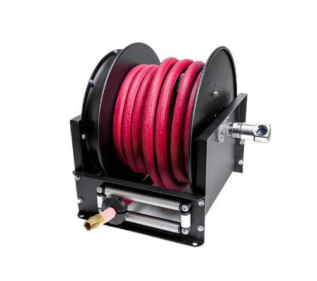 Hosetract MD - 1000 1" x 50' D Series Medium Pressure Lubricant Hose Reel, Made in USA