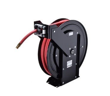 Hosetract MG - 575 G Series 1/2" x 75' Medium Pressure Lubricant Hose Reel, Dual Arm, Made in USA