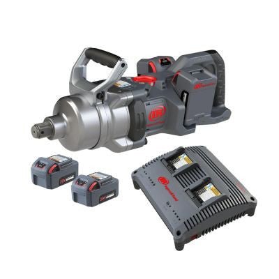 Ingersoll Rand W9491 - K4E, 20 Volt 1" Cordless Impact Wrench Kit, 2600 ft - lbs, 4 Batteries and Charger