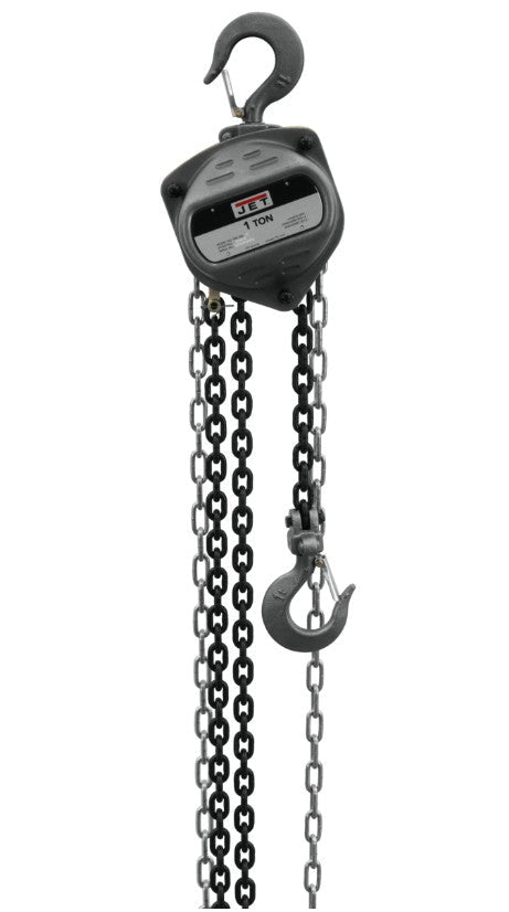 JET JT9 - 101911 1 Ton Hand Chain Hoist with 15' Lift