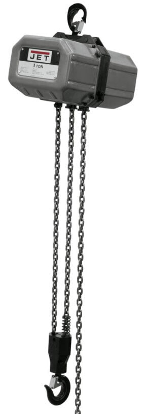 JET 111000 1 - Ton Electric Chain Hoist, 1PH, 10' Lift