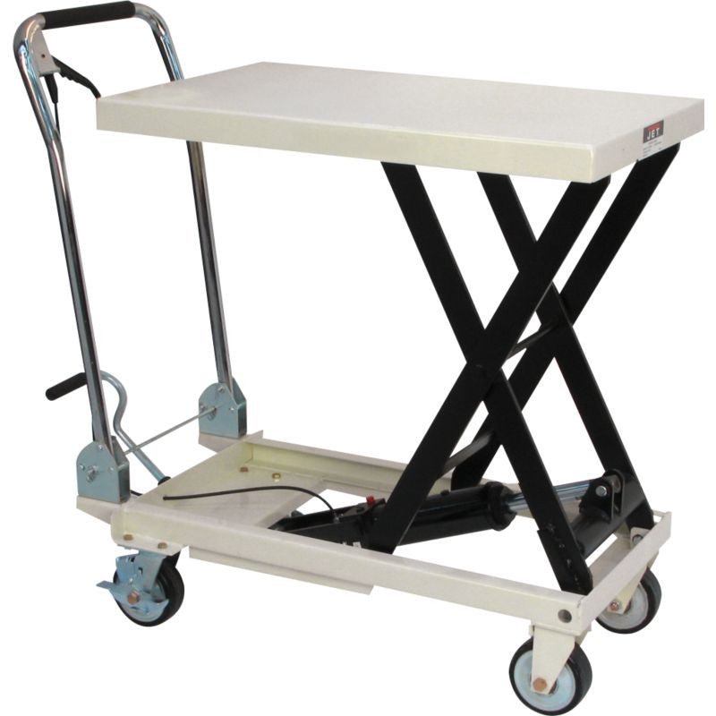JET 140771 SLT - 330F, Folding Handle, 330 - lb. Capacity Hydraulic Table Cart