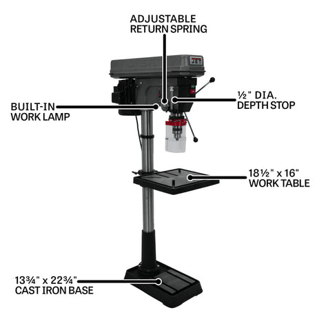 JET 354170 JDP - 20MF 20" Floor Drill Press