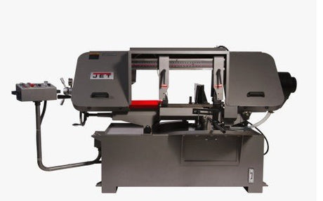 Jet 424476 HBS - 1220MSA, 12" x 20" Semi - Automatic Mitering Variable Speed Bandsaw