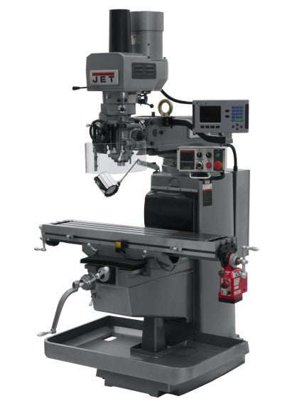 JET 690620 JTM - 1050EVS2 Mill With ACU - RITE 200S DRO X - Axis Powerfeed & Air Power Drawbar