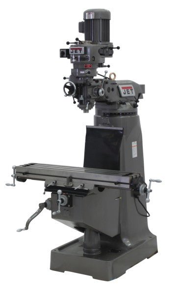 JET 692194 JTM - 2 Mill, 1 Ph with Newall DP500 DRO and X - Axis Powerfeed