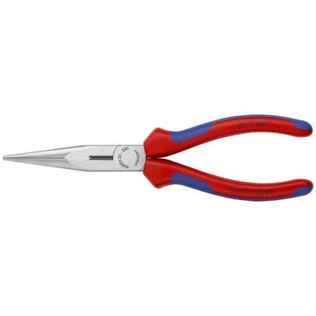 Knipex 2612200 8" Long Nose Pliers With Cutter Comfort Grip