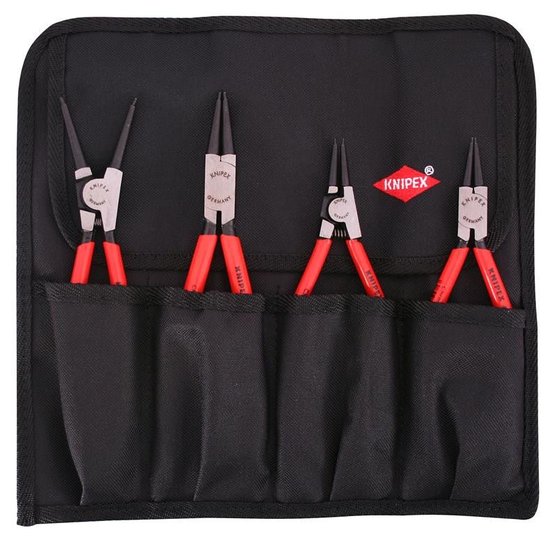 Knipex 9K001953US 4 pc. Internal / External Retaining Ring Pliers, Straight