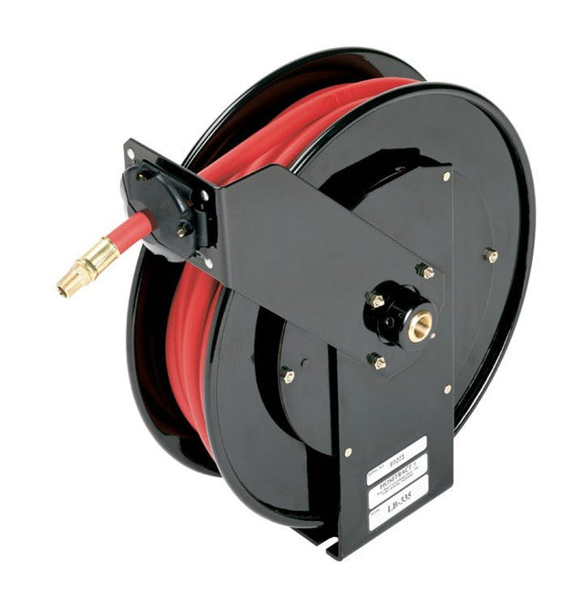 Hosetract LB - 250 B Series 1/4" x 50' Low Pressure Air/Water Hose Reel - MADE IN USA