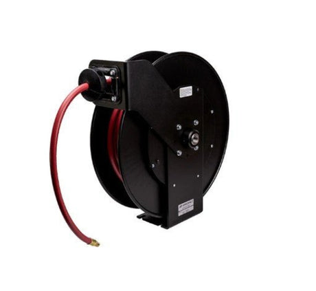 Hosetract LC - 500 - SSB C Series 1/2" x 50' Low Pressure Air/Water Hose Reel, Stainless Steel with BUNA O'Ring, Made in USA
