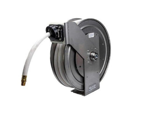 Hosetract LCS - 300 C Series 3/8” x 70’ Low Pressure Air/Water Stainless Steel Hose Reel, Made in USA