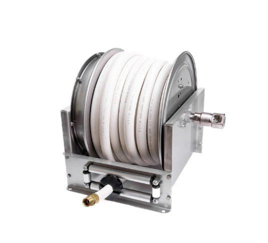 Hosetract LDS - 1000 DS Series 1" x 45' Stainless Steel Low Pressure Hose Reel, Made in USA