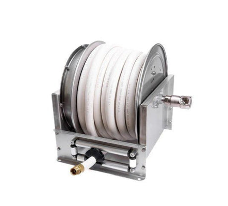 Hosetract LDS - 1000 DS Series 1" x 45' Stainless Steel Low Pressure Hose Reel, Made in USA