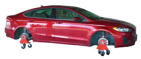 Merrick M998076 5 Hole Roll Around Dolly