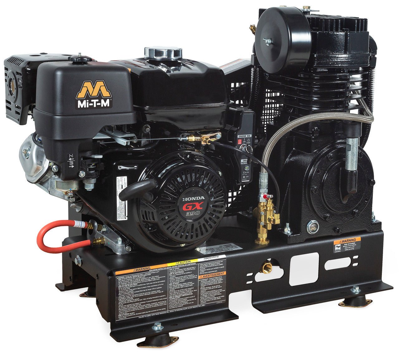 MI - T - M ABS - 13H - B Base Mounted Honda Gasoline Compressor