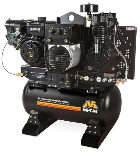MI - T - M AGW - SV14 - 30M 30 Gallon Two Stage Gasoline Combination Compressor