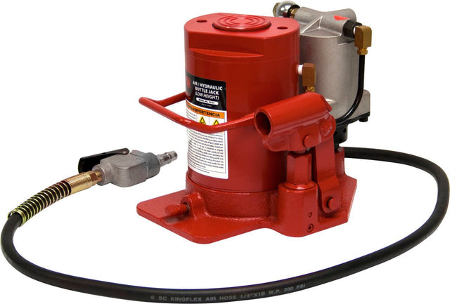 Norco Lifting 76721A 20 - Ton Capacity Ultra Low Height Air Operated Hydraulic Bottle Jack