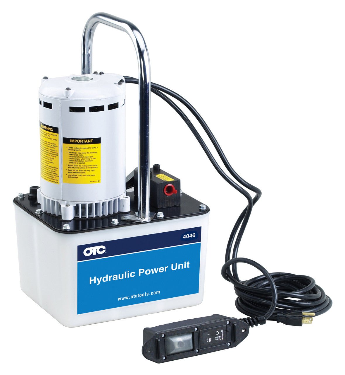 OTC 4046 Two Stage Electric/Hydraulic Pump (3 position/4 way valve)