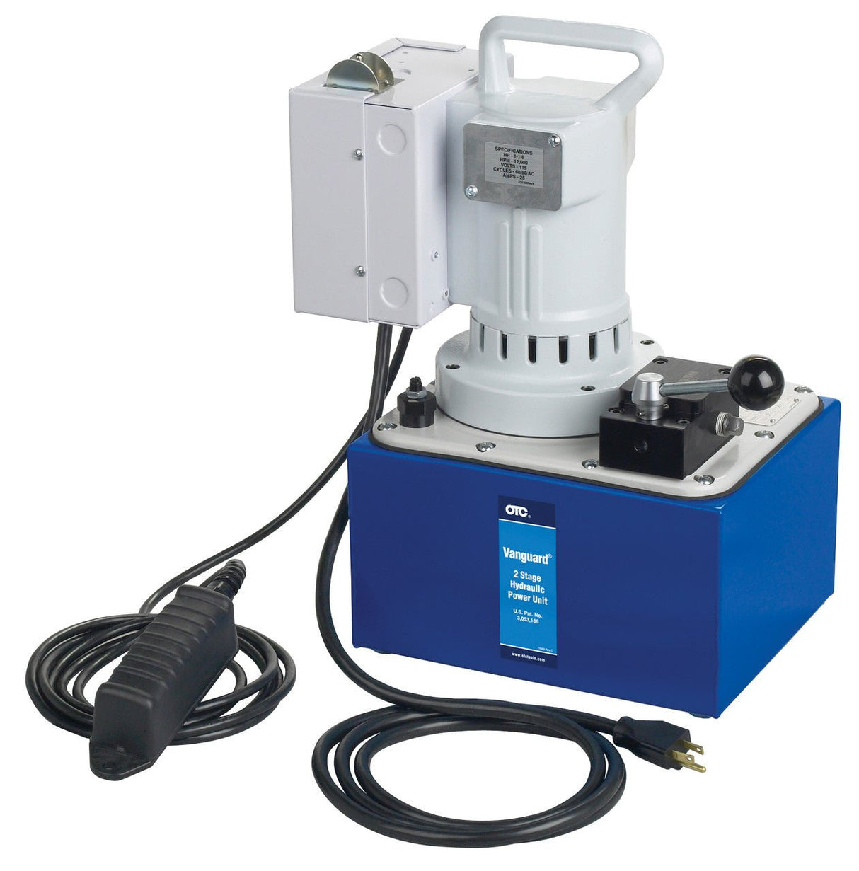 OTC 4062 Vanguard 2 stage Hydraulic Pump with 2 Position/ 3 Way Valve and 6ft.