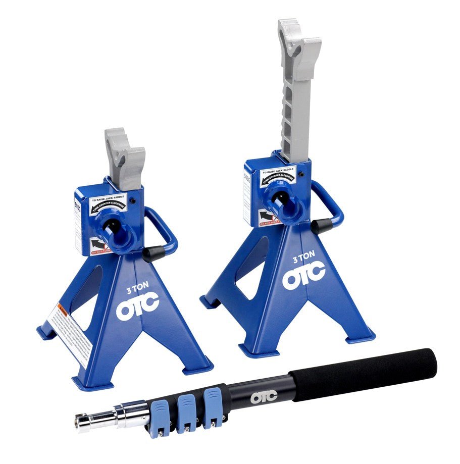 OTC S03G 3 Ton Geared Jack Stands, Pair