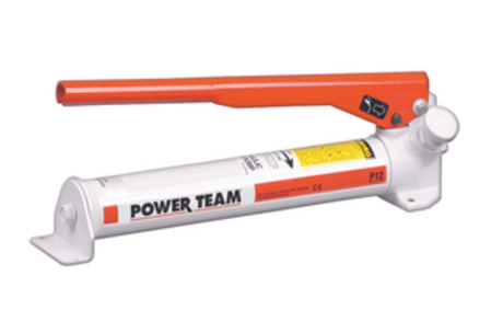 Power Team P12 Pump, Hand 1 Stage, 0.069 CU IN/STROKE