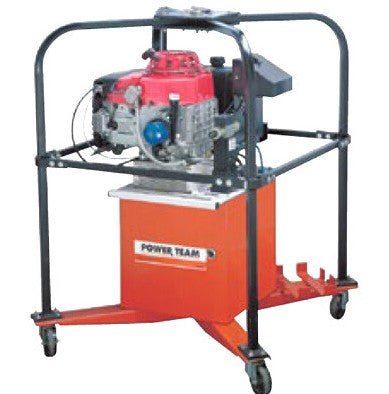 Power Team PG4204 2 Speed Double Acting 20hp Remote Gasoline Pump w/Reservoir