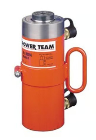 Power Team RD556 55 ton 6" Stroke Double Acting, Hydraulic Return Cylinder