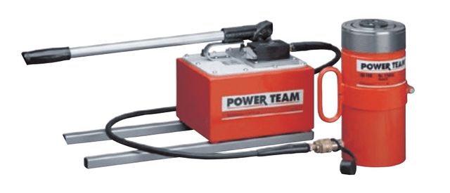 Power Team RPS556 C Series 55 ton Cylinder & Pump Set 6.25" Stroke