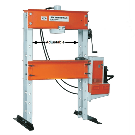 Power Team SPA556 55 ton Single Acting H Frame Floor Press