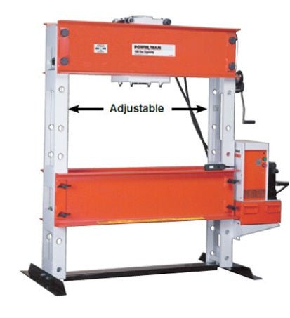 Power Team SPE10010 100 ton Single Acting H Frame Floor Press
