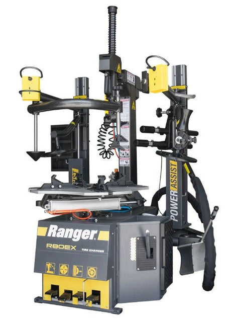 Ranger R80EX Tilt Back Tire Changer w/Dual Tower Assist & 34" Clamping Capacity