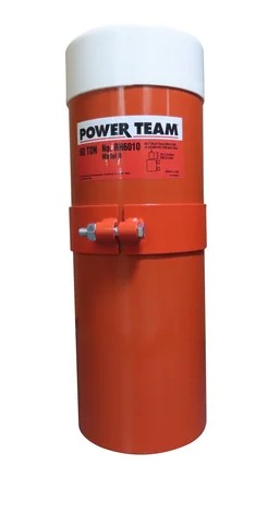 Power Team RH6010 Aluminum Center Hole, Double Acting Cylinder 60 ton, 10-1/8" Stroke