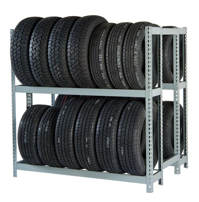 Rivetier R2 - 2DES 5' x 3'6"' x 5' Automotive Tire Rack Starter