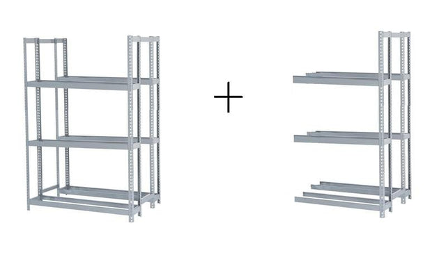 Rivetier R2 - 3DES 5' x 3'6"' x 7' Automotive Tire Rack Starter + 1 Adder Rack Package