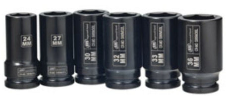 Ingersoll Rand SK6M6L 3/4" Drive Deep Metric Socket Set