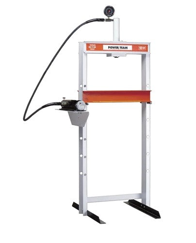 Power Team SP1010A 10 ton Single Acting H Frame Floor Press