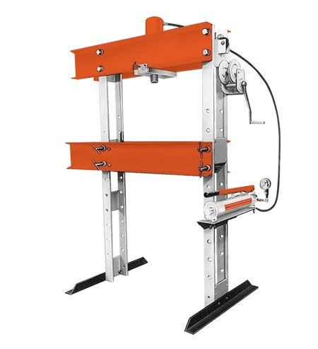Power Team SPA2514 25 ton Single Acting H Frame Open End Access Floor Press