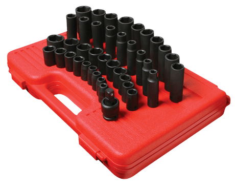 Sunex 2669 1/2 Dr Master Metric Impact Socket Set