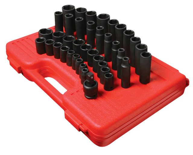 Sunex 2669 1/2 Dr Master Metric Impact Socket Set