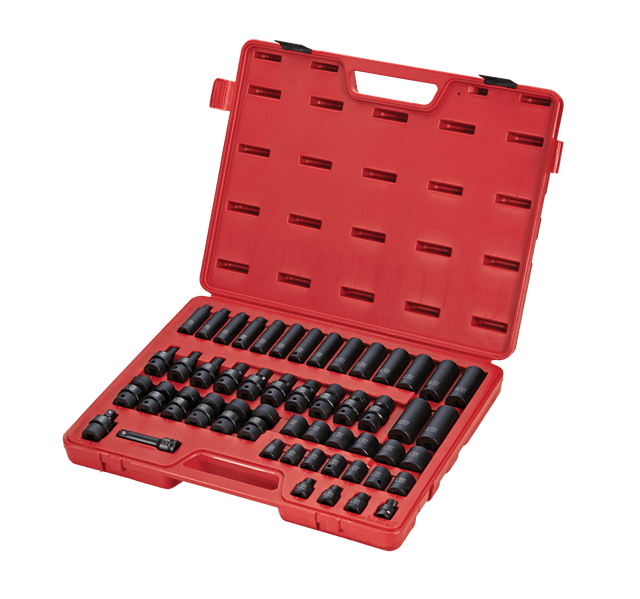 Sunex 3351 3/8" Dr. 51 pc Metric Impact Socket Set